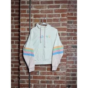 Sailor Moon Box Lunch Pastel Rainbow Scout Symbols Hoodie Cream Large